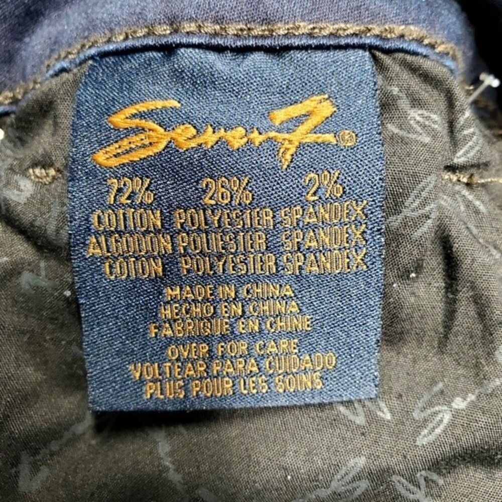 SEVEN7 Bootcut Jeans Women’s Size 31 Dark Wash Stretch Denim - Picture 6 of 8
